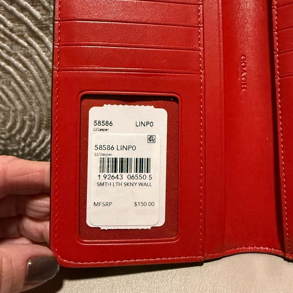 Coach Smooth Skinny Leather Wallet - Picture 5 of 9